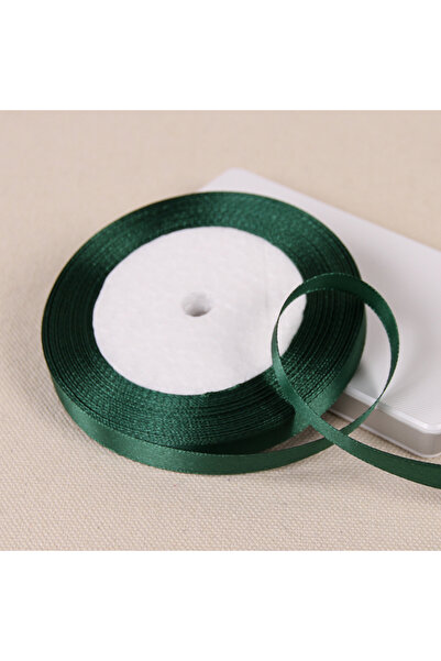 Choice شريط ساتان 10 مم أخضر داكن 25 ياردة شريط ساتان حريري أخضر داكن لتزيين ...