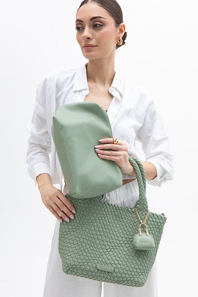 Sisley Πράσινη ΓΥΝΑΙΚΕΙΑ ΤΣΑΝΤΑ ΜΠΡΑΣΙΛ Sly219