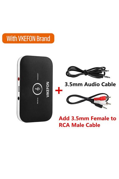 Vikefon Brand Rca Bluetooth 5.0 Audio Transmitter Receiver Stereo 3.5mm Aux Jack Rca Usb Dongle Musi