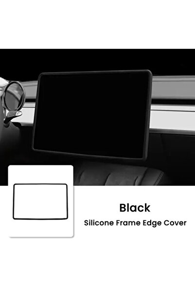 Choice غطاء حماية من السيليكون لإطار الشاشة المركزية للملاحة والتحكم لسيارة T...