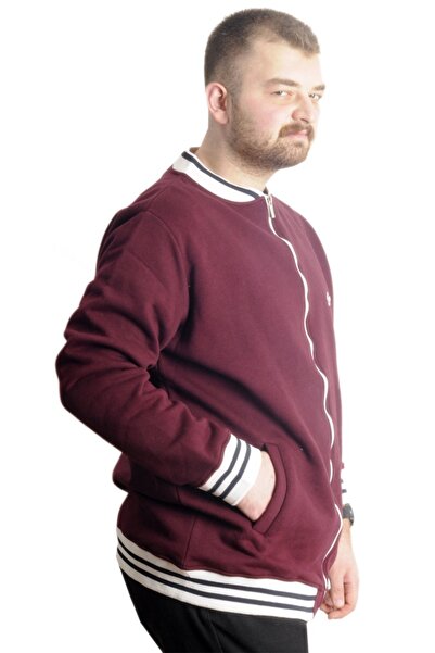 ModeXL Mode XL Великий розмір Чоловічий коледжний плащ Супер 22614 Мурдем