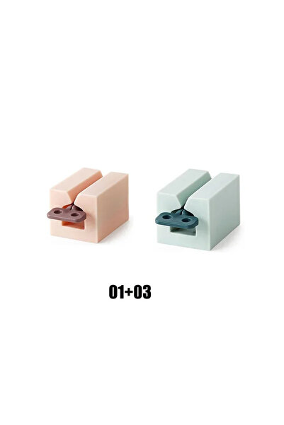 Choice B-2 قطعة 01-03 1 أنبوب أسطواني لعصر معجون الأسنان، حامل معجون الأسنان،...