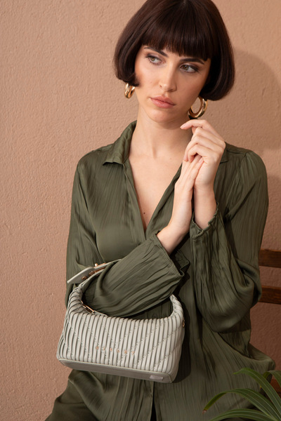 Sisley Green Women's Handbag - Sly170 Model