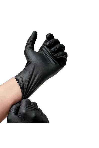 Choice M 50PCS 30/50/100PCS Black Nitrile Gloves Household Kitchen Bathroom Cleaning Gloves Dishwashing Nai