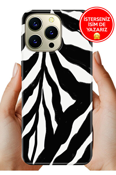 HİKİNG A43 - A48 Uyumlu Kılıf Desenli Baskılı Kamera Korumalı Silikon Myzebra