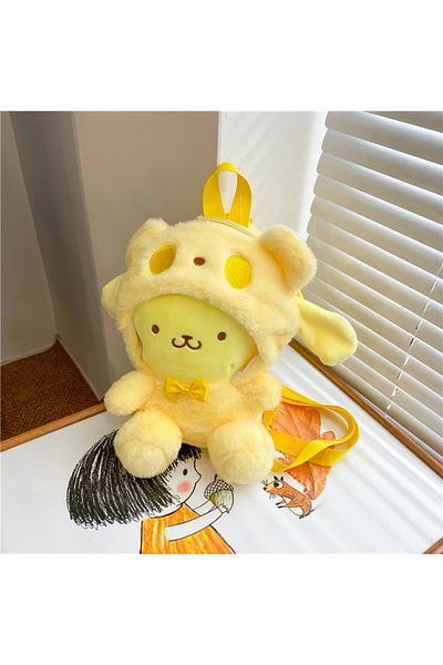 Choice B-13 Kawaii Sanrio Bag Kuromi Plush Backpack Lolita Style Plushies Stuffed Animal Doll Toys My Melod