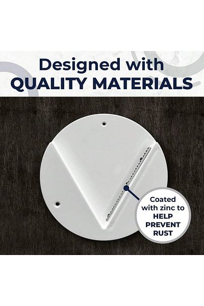 Choice White 1pc Circular Can Opener Kitchen Cabinet Bottom Cover Bottle Opener Table Bottom Can Opener