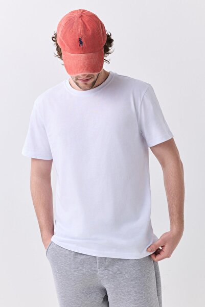 Trendiz Men's 100% Cotton Basic Tshirt Black / White 3 Pack