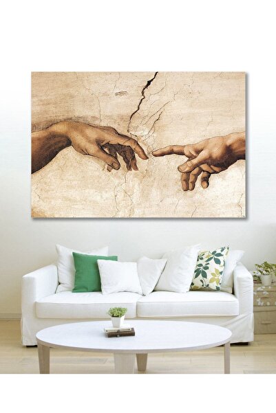 Hediyeler Kapında 70x100 Birleşim Duvar Kanvas Tablo Painting