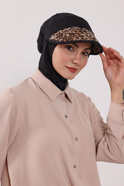 Aisha's Design عمامة بونيه من النينجا مع قناع منقوش قابل للإزالة، b-91d