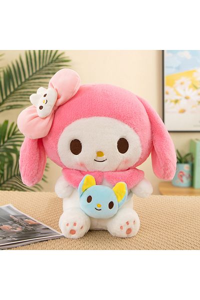 Choice 40cm My Melody Sanrio Kuromi Plush Dolls 40/50cm kawaii My Melody Cinnamoroll Soft Stuffed animals A