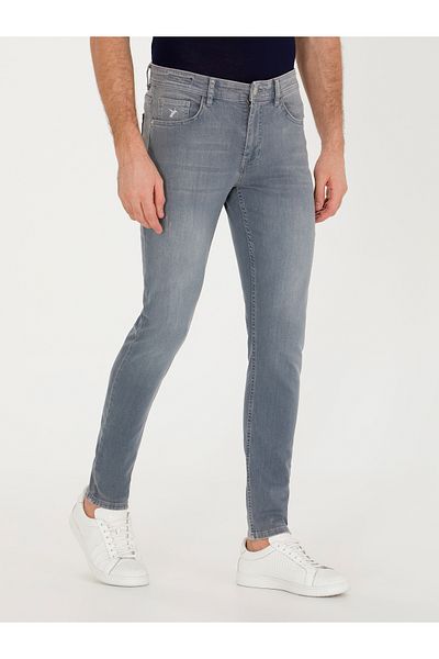 Cacharel Ανοιχτό Γκρι Slim Fit Jean Παντελόνι 50268663-dn0014