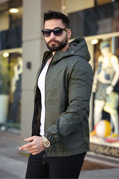 S&M CLOTHİNG Εποχιακό παλτό αδιάβροχο αδιάβροχο και αντιανεμικό New Season