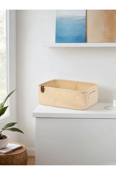 Rope Home Ορθογώνιο καλάθι για πετσέτες συρταριού (15x37x27)