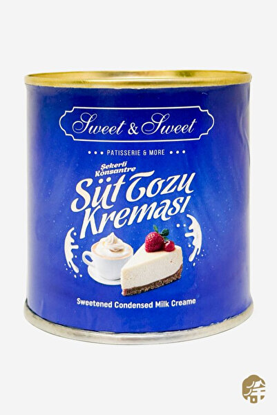 Sweet & Sweet Sweet&Sweet Sweetened Condensed Milk Yoğunlaştırılmış Şekerli Süt Tozu Kreması 370 G.