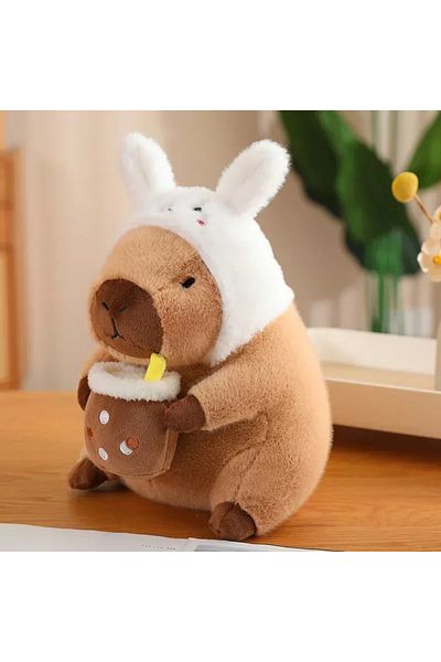 Choice 30cm 6 Kawaii Anime Capybara Bread Plush Toy Creative Stuffed Animals Capybara Toast Doll Girl Birth