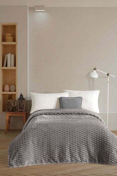 Elart Star Double Blanket, Anthracite Color