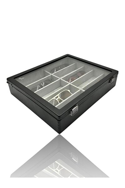 Dijital Çarşı Коробка для окулярів на 10 пар / Чорна сумка для окулярів