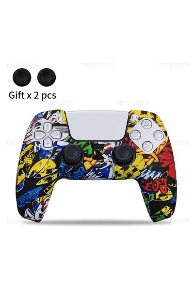 TECTINTER Bird Protective Cover Skin for Playstation 5 Controller Anti-slip Silicone Case for PS5 Slim Gamepad