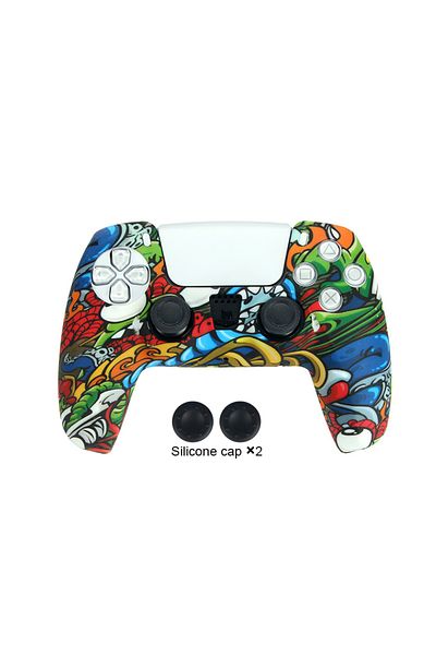 Choice Camo 06 Data Frog Camo Protective Skin Cover For Sony Playstation 5 Silicone Case Grip For Ps5 Contr