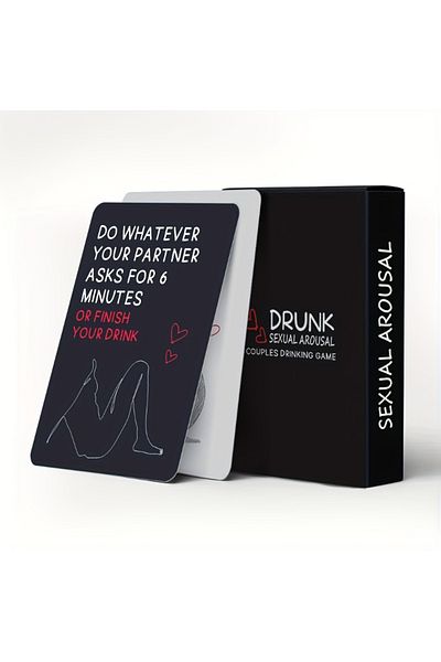 Choice black Drunk Card Game For Couples, Party Gathering, Valentine's Day Gift, Perfect Date Night |Size: