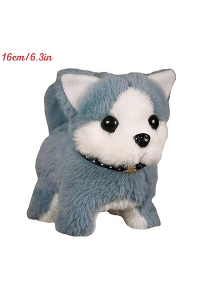 Choice PEP040-A-6 Electronic Walking and Barking Plush Dog Toy Interactive Puppy Dog with Remote Control Le
