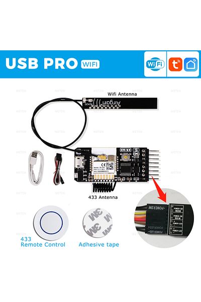 Choice مفتاح إعادة ضبط طاقة الكمبيوتر USB PRO Tuya eWeLink Wifi Zigbee مع جهاز التحكم عن بعد ببطاقة USB PCIe للكمبيوتر الشخصي