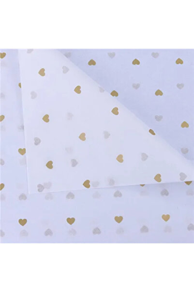 Choice ورق تغليف الهدايا من Gold-love-White، 10 أوراق/مجموعة، مقاس 50*70 سم، ...