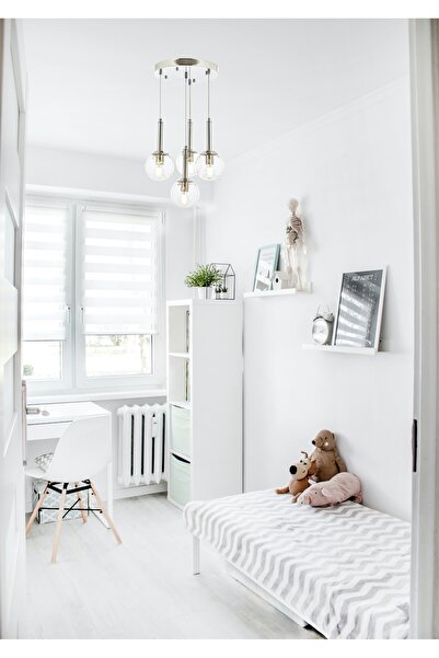 Avonni Avonnı Av-60216-4kt Krom Kaplama Modern Avize, E27, Metal, Cam, 40cm