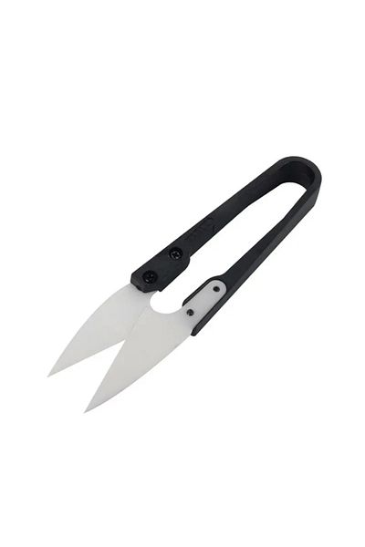 MECHANIC 1pc Blue Insulated Black Blue Ceramic Scissors U-shear Non-conductive Anti-static Mobile Phone Batte
