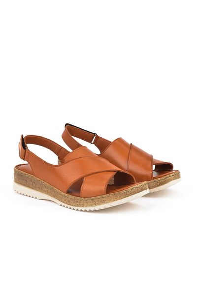 Ziya Sandale de damă din piele naturală 1511051 Z036 Bronz