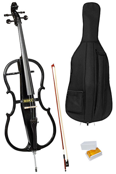Midex GTC-400BK Profesyonel Elektro Çello Seti Siyah