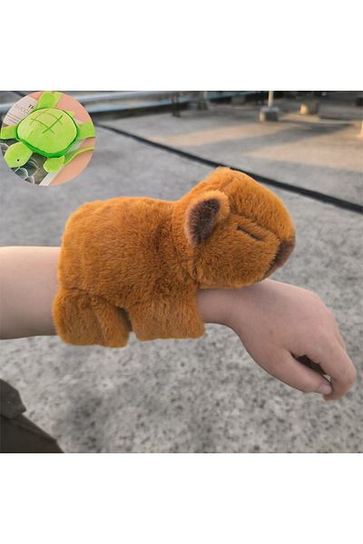 Choice Brown With Gift Animal Wristband Slap Bracelets Capybara Clap Circle Toys Slap Wrap Wristband Bracel