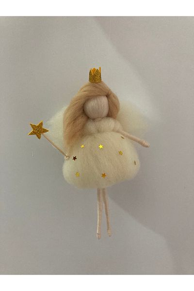 kecedenperi Felt Fairy Girl, Felt Doll