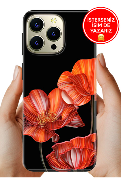 HİKİNG A43 - A48 Uyumlu Kılıf Trend Desenli Esnek Kapak Benim Bahçem