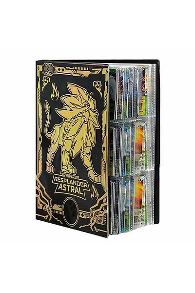 Miniso 11 9 Pocket 540PCS Cards Album Book Letters Anime Peripherals Game Card Collection Holder Binder Fol