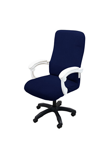 Choice أغطية كراسي مكتب كمبيوتر قابلة للتمدد من قماش الجاكار السميك باللون ال...