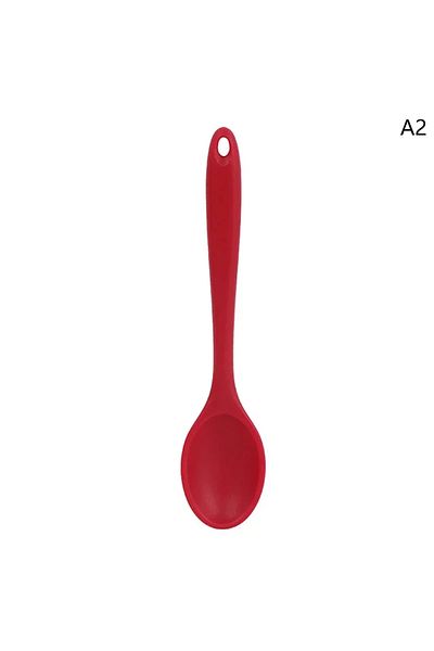 Choice A2 Long Handle Silicone Colander Ramen Noodle Spoon Rice Salad Mixing Kitchen Teaspoon