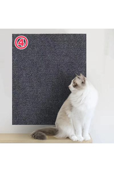 Choice 50x200CM Dark Gray Trimmable Self-Adhesive Carpet Cats Scratch Board Wall Anti Cat Scratch Sofa Diy