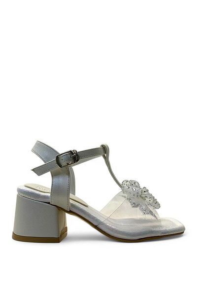 Tuğba Ortopedi 37 Pantofi de rochie de seară din sidef cu toc de 5 cm
