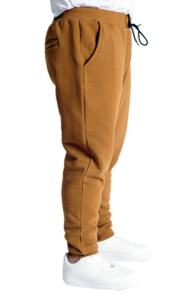 ModeXL Ανδρικό φούτερ Mode XL Plus Size 3 νήματα 20583 Camel