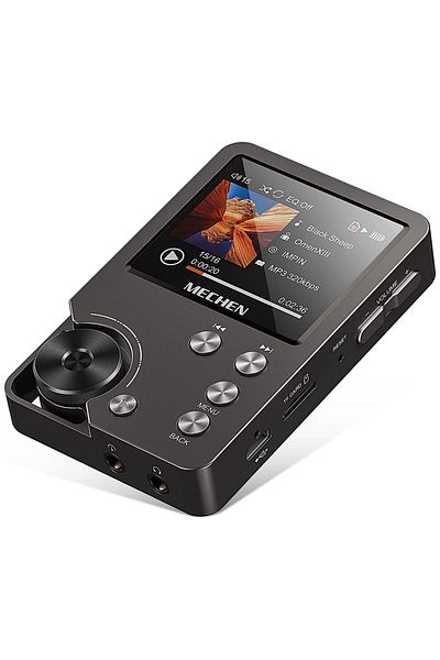 MECHEN Brown Mp3 Player, Lossless Dsd High Definition Portable Hi-fi Digital Audio Music Player With 64gb M