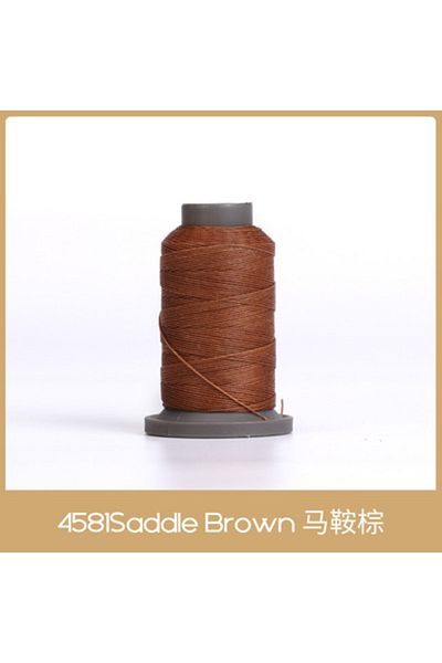 Choice 0.65mm-70m Saddle Brown-1spool WUTA 70-120m Round Waxed Thread Repair Cord String Polyester Hand Sew