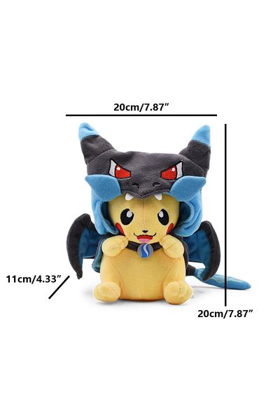 Choice Rayquaza BL Pikachu1 Cos Eevee Pikachu Cosplay Plush Toys Charizard Peluche Lucario Stuffed Animal D