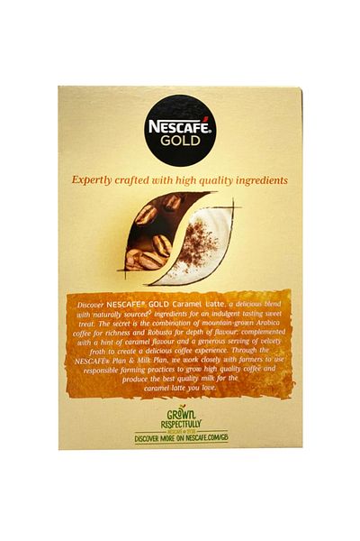 Nescafe Gold Caramel Latte Instant Coffee 8 x 17g Sachets