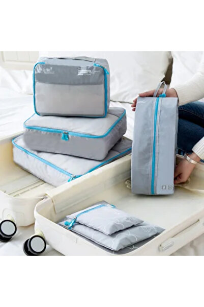 Choice مجموعة مكونة من 7/6 قطع من منظم السفر وحقائب التخزين وحقيبة السفر وحقي...