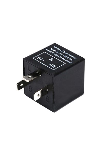 SDJZT one size CF14 3 Pin Adjust 12V LED Flasher Relay Car Turn Signal Indicator Blinker Light