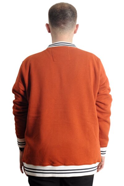 ModeXL Mode XL Large Size Men's College Coat Super 22614 Cinnamon