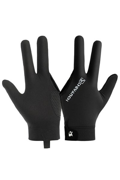 Choice Black-Left Hand Billiards Glove Left Hand Three Finger Snooker Billiard Glove Non Slip Stickers Elas