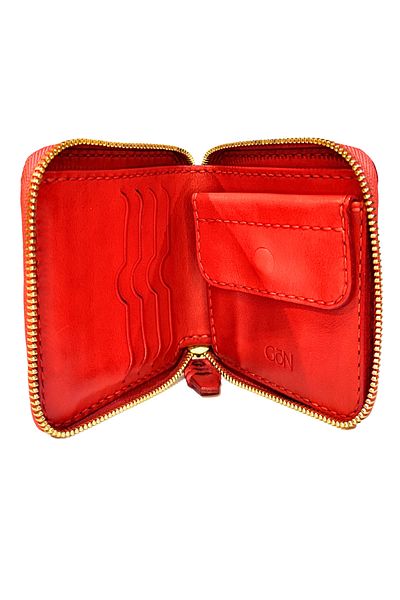 GÖN ZIPPERED 100% HANDMADE SMALL WALLET (COT)